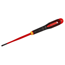Schraubendreher Ergo isoliert schlank Schlitz 0.8 x 4.0 x 100 mm