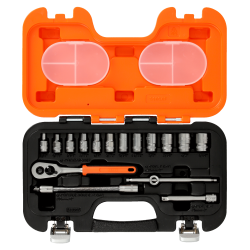 Steckschlüssel-Satz 1/4" 16-tlg Zoll