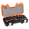 Steckschlüssel-Satz 1/4" 16-tlg Zoll