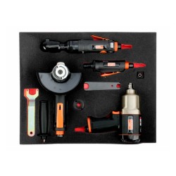 2/3 Einlage 1/2" Druckluftwerkzeuge & Zubehör 7-tlg