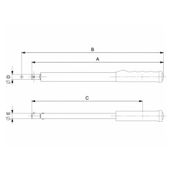 9x12 mm elektronischer Drehwinkel-/Drehmomentschlüssel mit austauschbarem Kopf 7-135 Nm