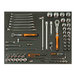 Werkzeugsortiment mit 4 Einlagen 195-tlg