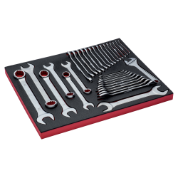 3/3 Einlage Schraubenschlüssel 33-tlg