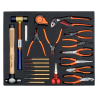 3/3 Einlage Zangen + Schlagwerkzeuge + Messwerkzeuge21-tlg