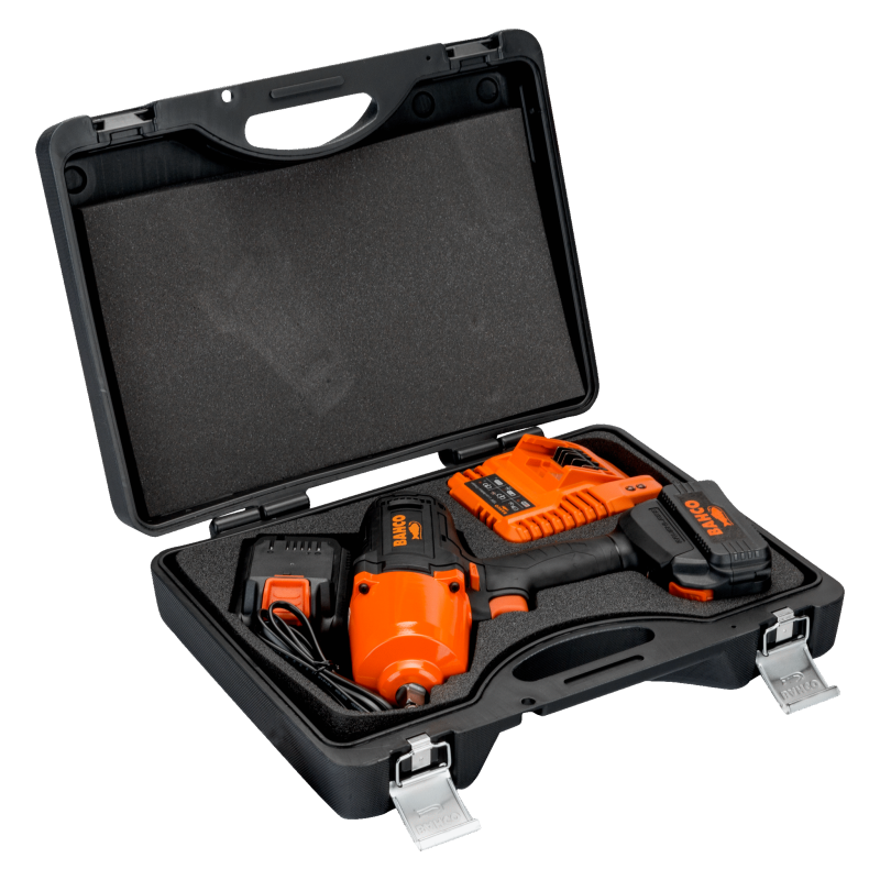 18V Akku Schlagschrauber-Satz 1/2" (1.000 Nm) im Koffer - Inkl. zweitem Akku