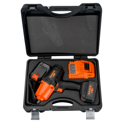 18V Akku Schlagschrauber-Satz 1/2" (1.000 Nm) im Koffer - Inkl. zweitem Akku