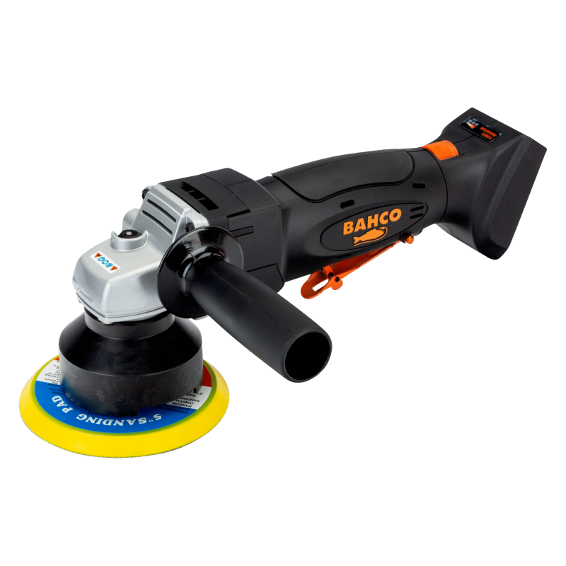 18V Akku Winkelschleifer mit 5" Scheibengröße und 45 mm Aufnahme